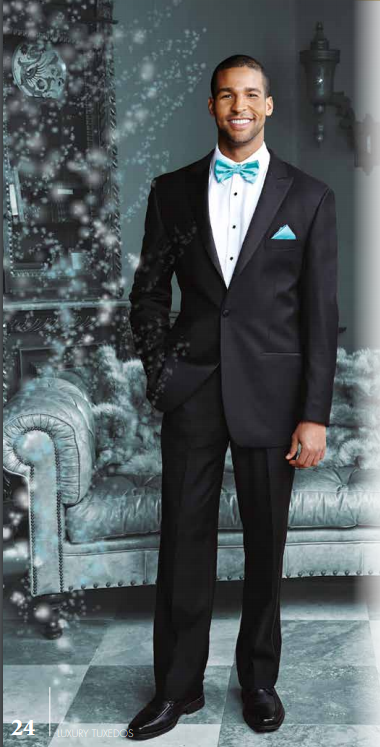 "Bradley" Midnight Navy Luxury Wool Blend Suit Pants